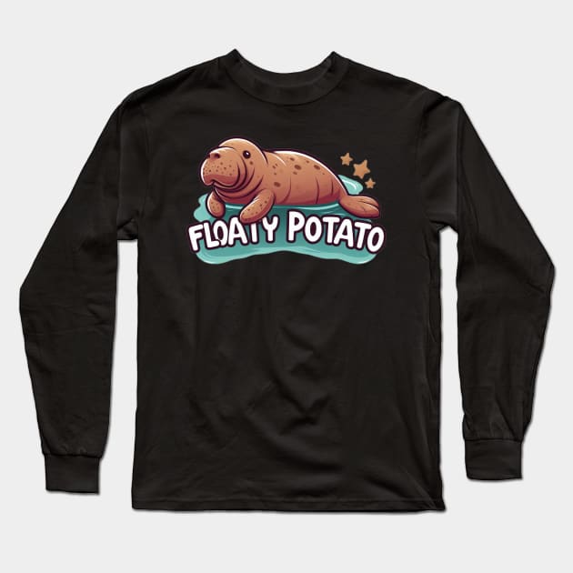 Floaty Potato Long Sleeve T-Shirt by Jason's Finery